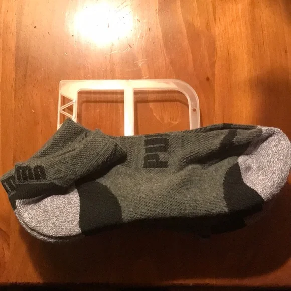 Brown top puma socks